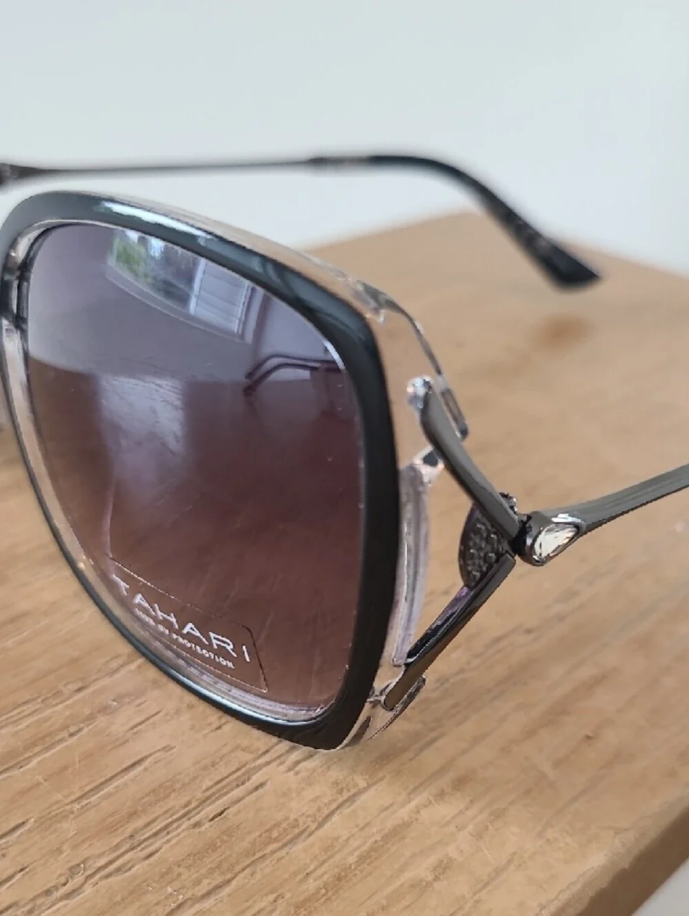 Tahari Black Frame Sunglasses